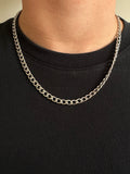 Panzerkette Herren Silber – Cuban Link Chain, 6mm