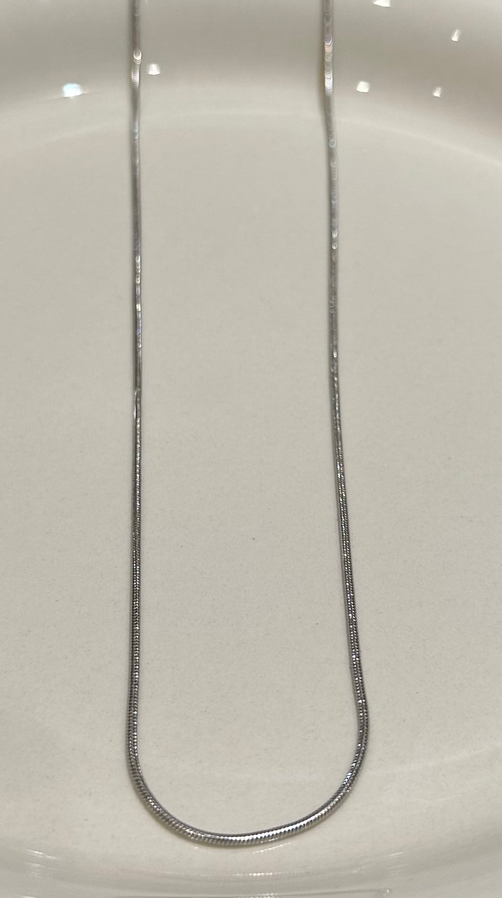 Schlangenkette Herren Silber – Snake Chain, glatt, 2mm