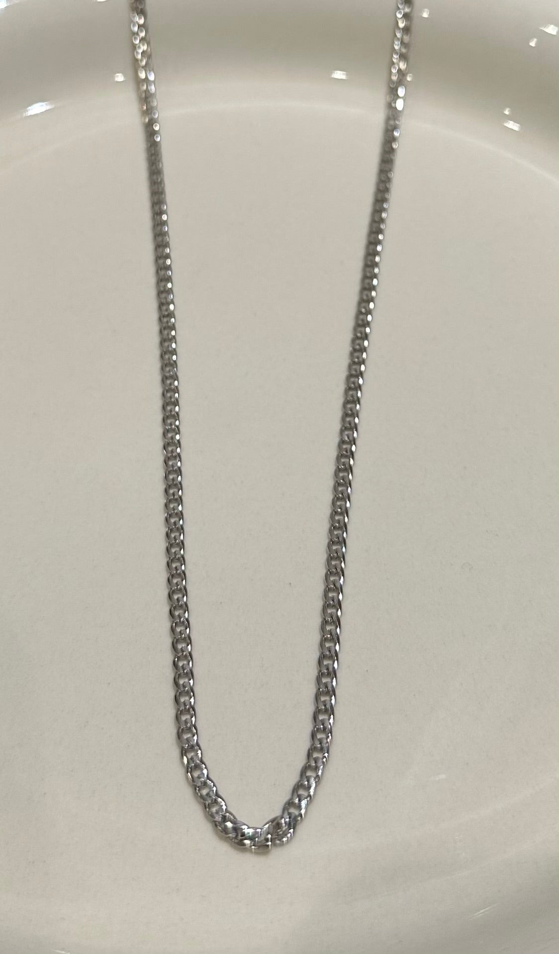 Panzerkette Silber Herren