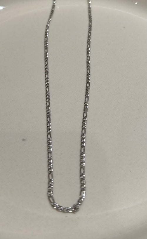 Figaro Kette Herren Silber – 3+1 Gliederkette, 3mm